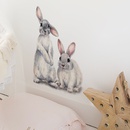 nouveaux stickers muraux deux lapins mignons chambre denfants dcoration de la maison stickers muraux amoviblespicture13