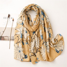 Hot selling cotton and linen travel shawl womens scarfpicture28
