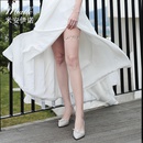 Mode neue handgemachte Strass besetzte elastische Strumpfband hei verkaufen Braut Brautkleid Party Bein Grtelpicture12