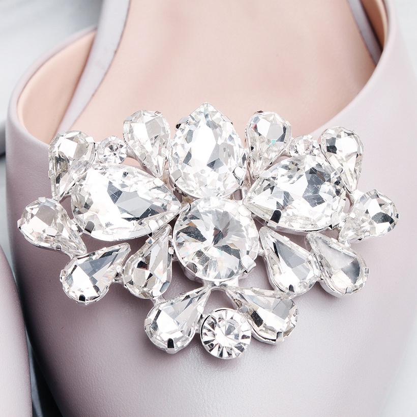 Mode Accessoires Accessoires Bijoux | Boucle De Chaussure En Diamant De Luxe De Bijoux De Marie Cratifs - YD20777
