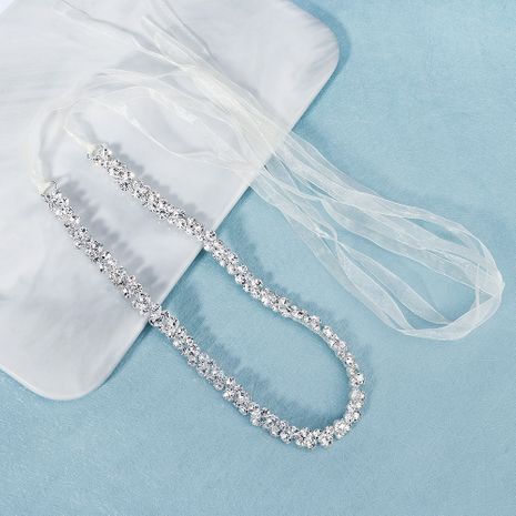 Moda nupcial rhinestone vestido de novia accesorios cinturón salvaje's discount tags