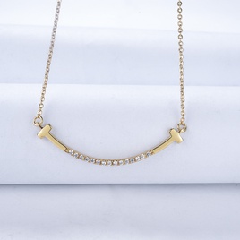 Alloy Korea Geometric necklace  Rose alloy NHLJ3722Rose alloypicture7