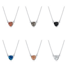 color resin imitation natural stone pendant popular crystal cluster necklace