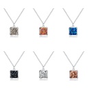 hotselling  individual crystal clusters geometric shapes imitation natural stone resin pendant necklacepicture13