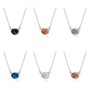 Hot Selling Shaped Round Pendant Fashion Crystal Cluster Imitation Natural Stone Necklacepicture12