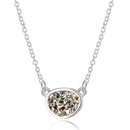 Hot Selling Shaped Round Pendant Fashion Crystal Cluster Imitation Natural Stone Necklacepicture16