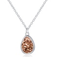 Simple and versatile resin imitation natural stone love drop shape necklacepicture21