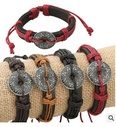 Leather Fashion Geometric bracelet  Four colors are made NHPK1283Four colors are madepicture15