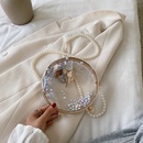 transparent bag new Korean shoulder messenger fashion allmatch chain small round bag wholesalepicture14