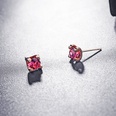 Alloy Simple Geometric earring  red NHLJ3677redpicture3