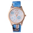 stainless steel PU alloy Ordinary glass mirror Fashion Watches Pink NHSY0768picture7
