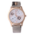stainless steel PU alloy Ordinary glass mirror Fashion Watches Pink NHSY0768picture10