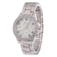 Leisure Ordinary glass mirror alloy watch Rose alloy NHSY0571picture5