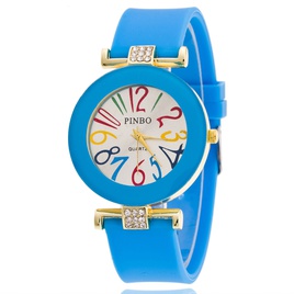 Leisure Ordinary glass mirror alloy watch white NHSY0359picture9