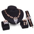 Occident alloy Drill set earring + necklace + Bracelet NHXS0759picture3