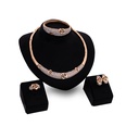 Occident alloy Drill set earring + necklace + Bracelet NHXS0719picture2