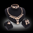Occident alloy Drill set earring + necklace + Bracelet NHXS0705picture2