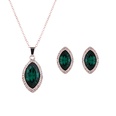 Occident alloy Drill set earring + necklace NHXS0676picture2