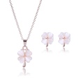 Occident alloy Drill set earring + necklace NHXS0605picture2