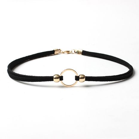 hot sale women's fashion geometric circle multi-layer necklace choker NHRN260385's discount tags