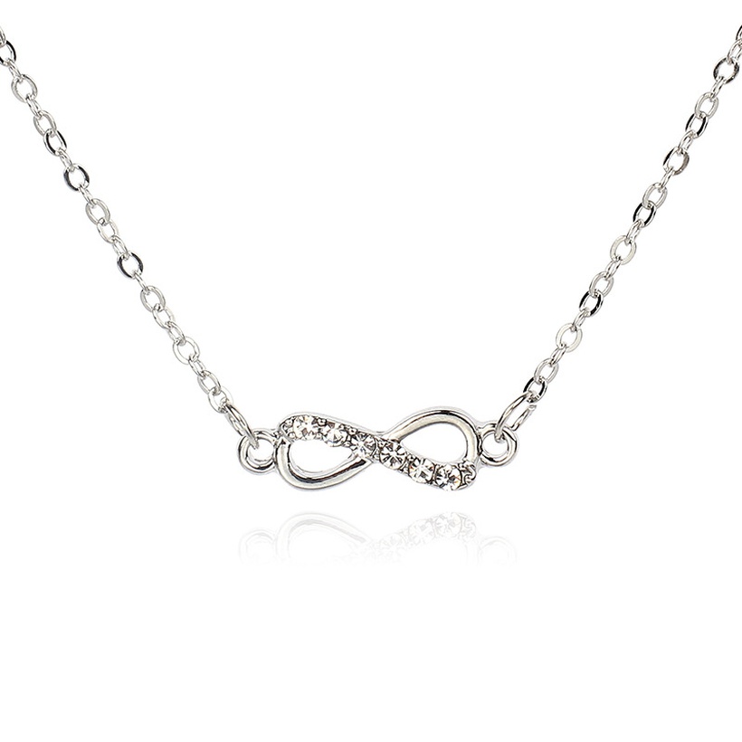 Bijoux Fantaisie Colliers | Bracelet De Cheville De Collier De Diamant De Noeud Creux De Mode - GC81592