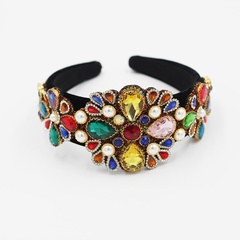 Baroque fashion wild inlaid color rhinestone headbands