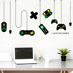 console game handle decoration chandelier wall stickers