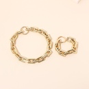 new fashion exaggerated exaggerated clavicle chain necklace bracelet  setpicture14