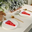 neue Weihnachtsdekoration Hut Messer und Gabel Set Tischdekoration Weinflasche Setpicture16