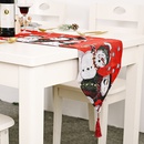 electric embroidered knitted cloth table runner creative snowman elk placemat tableclothpicture19