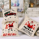 Weihnachten neue Dekorationen Leinen Kissenbezge kreative ltere Weihnachten Auto Kissenbezugpicture17