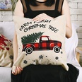 Weihnachten neue Dekorationen Leinen Kissenbezge kreative ltere Weihnachten Auto Kissenbezugpicture20