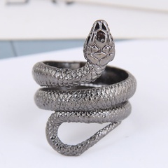 fashion retro simple auspicious snake personality  ring