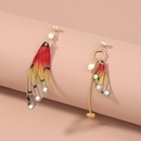 fashion earrings creative butterfly simulation asymmetric resin earrings NHAN263041picture8