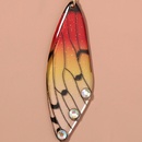 fashion earrings creative butterfly simulation asymmetric resin earrings NHAN263041picture10