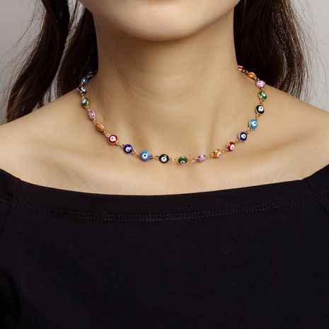 style bohème coloré rétro diable yeux collier bracelet accessoires de combinaison de cheville NHRN263054's discount tags