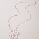 fashion new simple pearl flower elegant alloy clavicle chain necklacepicture11