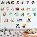 26 lettres anglaises autocollants mots anglais animaux de bande dessine stickers muraux chambre d39enfantspicture10