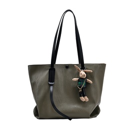 Largecapacity handbags fashion big simple soft leather shoulder tote bagpicture28