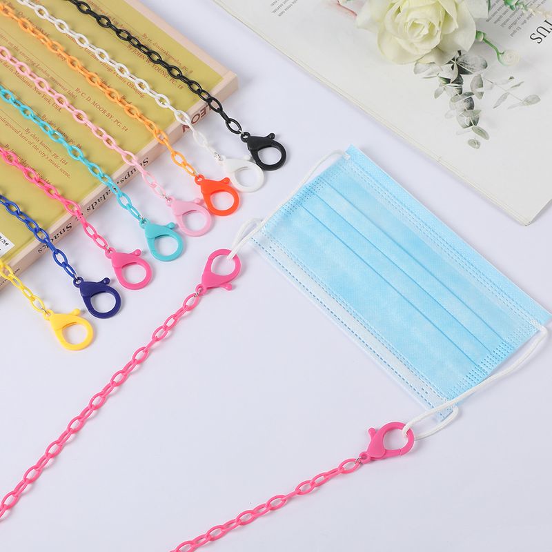 New hain acrylic childrens chain glasses chain lanyard nonslip antilost rope candy color