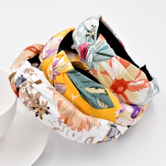 Nouvelle série Mori de Corée belle fleur bandeau bandeau cheveux accessoires de cheveux en tissu à large bord sauvage