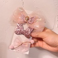 Korea new net yarn bow hairpin childrens hairpin crown ice and snow bangs BB side clip hair accessoriespicture29