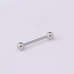 Classic piercing jewelry medical titanium steel tongue nail breast ringpicture12