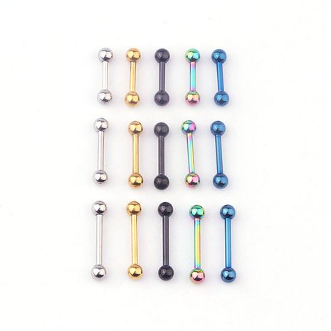 vacuum plated 316L medical stainless steel ear nails nose nails wholesale's discount tags