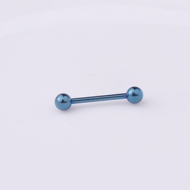 Classic piercing jewelry medical titanium steel tongue nail breast ringpicture21