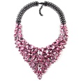 Occident alloy Geometric necklace  Rose  NHJQ2677picture6