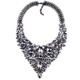 Occident alloy Geometric necklace  Rose  NHJQ2677picture7