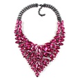 Occident alloy Pear necklace  purple  NHJQ2838picture3
