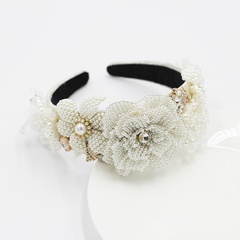 New Fashion Crystal Pearl Flower Ladies headband