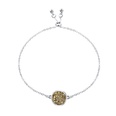 Korean round crystal cluster simple natural stone alloy braceletpicture36